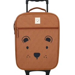Sale Kidzroom Valise à roulettes enfant Ours cappuccino