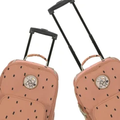 Clearance Lässig Valise à roulettes Happy Prints caramel