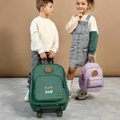 Lässig Valise à roulettes Little Gang Vert foncé