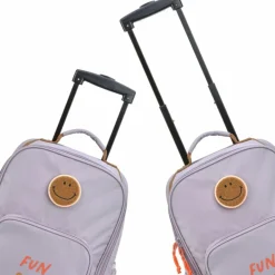 Discount Lässig Valise à roulettes Little Gang Mauve