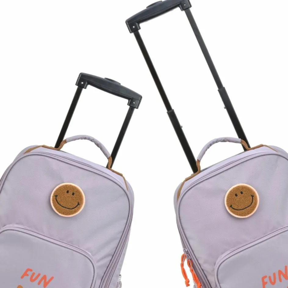 Discount Lässig Valise à roulettes Little Gang Mauve
