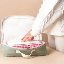 Hot BEBEL Valise de maternité amande