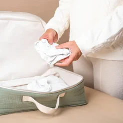 Hot BEBEL Valise de maternité amande