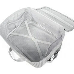 Valise de maternité I love vichy gris|Walking Mum Best
