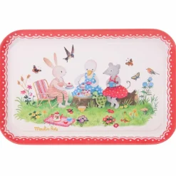 Valise dînette thé métal La Grande Famille|Moulin Roty Discount