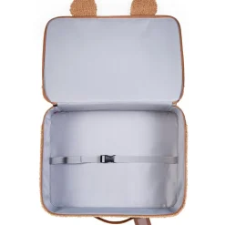 Childhome Valise enfant Mini Traveller en teddy brun