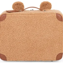Childhome Valise enfant Mini Traveller en teddy brun