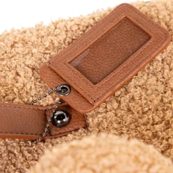 Childhome Valise enfant Mini Traveller en teddy brun