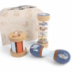 Valisette de jeu Mes premiers jouets sensoriels en bois|Filibabba New