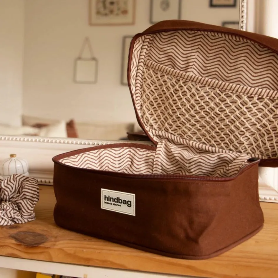 Vanity Gaspard Chocolat|Hindbag Sale