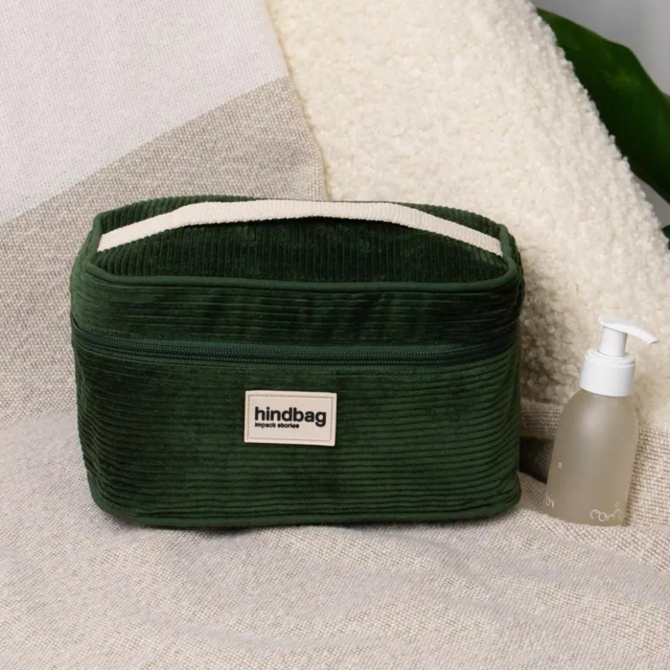 Clearance Hindbag Vanity Gaspard Velours Sapin