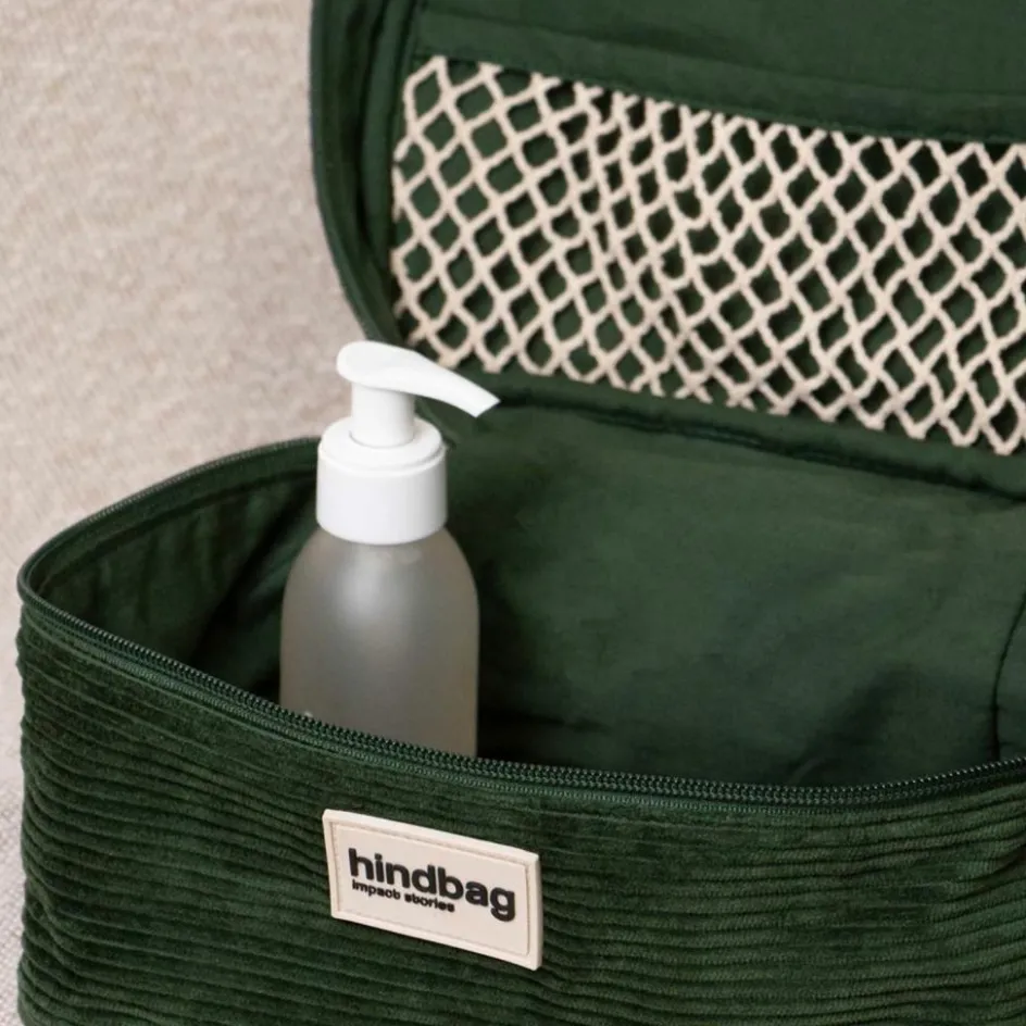 Clearance Hindbag Vanity Gaspard Velours Sapin