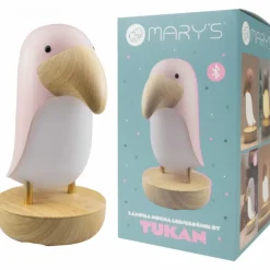 New Mary's Veilleuse et enceinte Bluetooth Toucan Rose