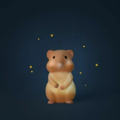 Veilleuse hamster Puce et Pilou (USB)|Moulin Roty Online