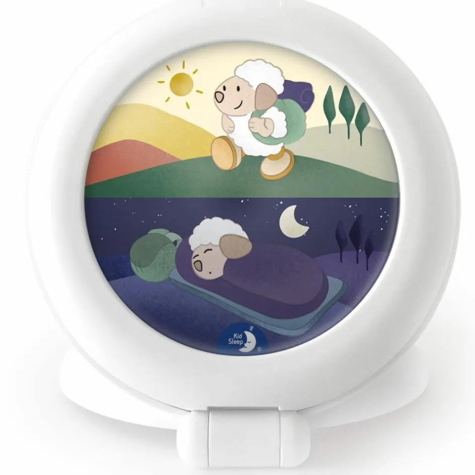 Best Pabobo Veilleuse indicateur de réveil Kid'Sleep Globetrotter blanc