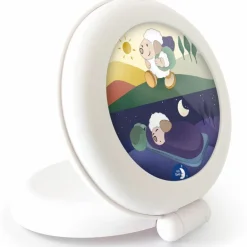 Best Pabobo Veilleuse indicateur de réveil Kid'Sleep Globetrotter blanc