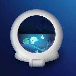 Best Pabobo Veilleuse indicateur de réveil Kid'Sleep Globetrotter blanc