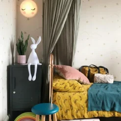 Outlet Rose in April Veilleuse lune Miss Moon (25 cm)