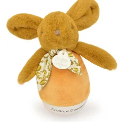Veilleuse musicale culbuto ocre Lapin Doudou (24 cm)|Doudou et Compagnie New