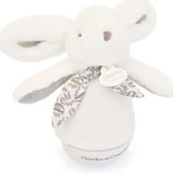 Online Doudou et Compagnie Veilleuse musicale culbuto blanc Lapin Doudou (24 cm)