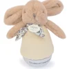 Best Doudou et Compagnie Veilleuse musicale culbuto beige sable Lapin Doudou (24 cm)