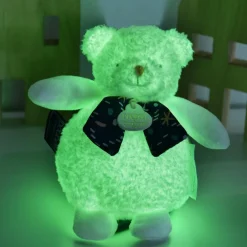 Veilleuse musicale ours luminescente Clair de Lune (17 cm)|Doudou et Compagnie Best