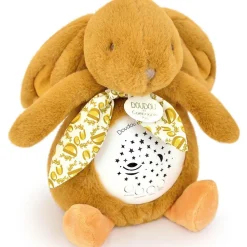 Doudou et Compagnie Veilleuse musicale projections d'étoiles ocre (24 cm)