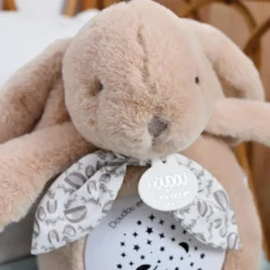 Clearance Doudou et Compagnie Veilleuse musicale projections d'étoiles beige sable (24 cm)