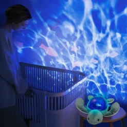 Hot Pabobo Veilleuse peluche bruits blancs Aqua dream tortue rechargeable - Reconditionné