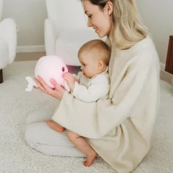 Veilleuse peluche bruits blancs et roses Beluga|Pabobo Sale