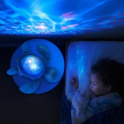 Veilleuse peluche bruits blancs Aqua dream tortue rechargeable|Pabobo New