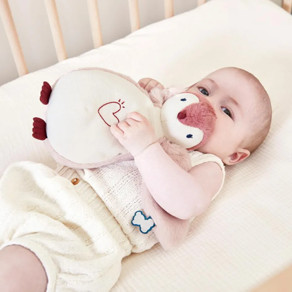 Veilleuse peluche Manchot rose (20 cm)|Kaloo Discount