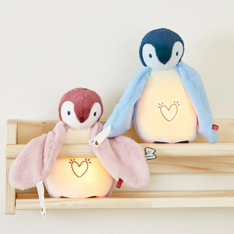 Veilleuse peluche Manchot rose (20 cm)|Kaloo Discount