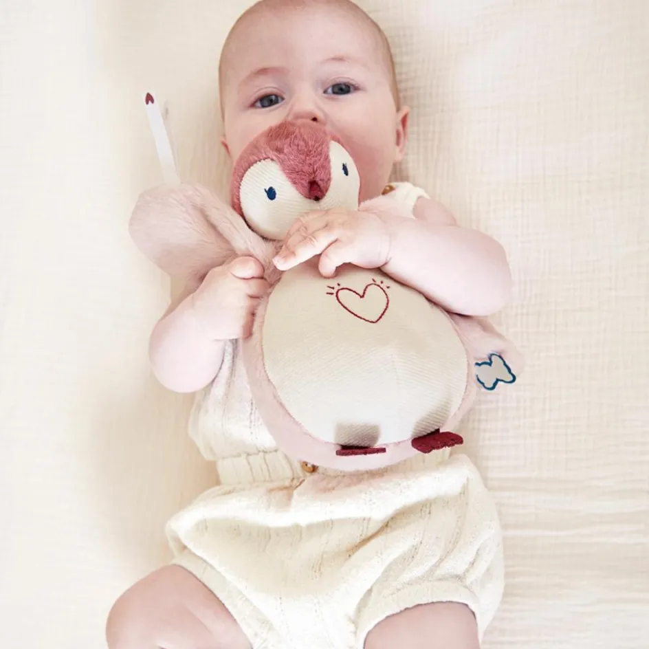 Veilleuse peluche Manchot rose (20 cm)|Kaloo Discount