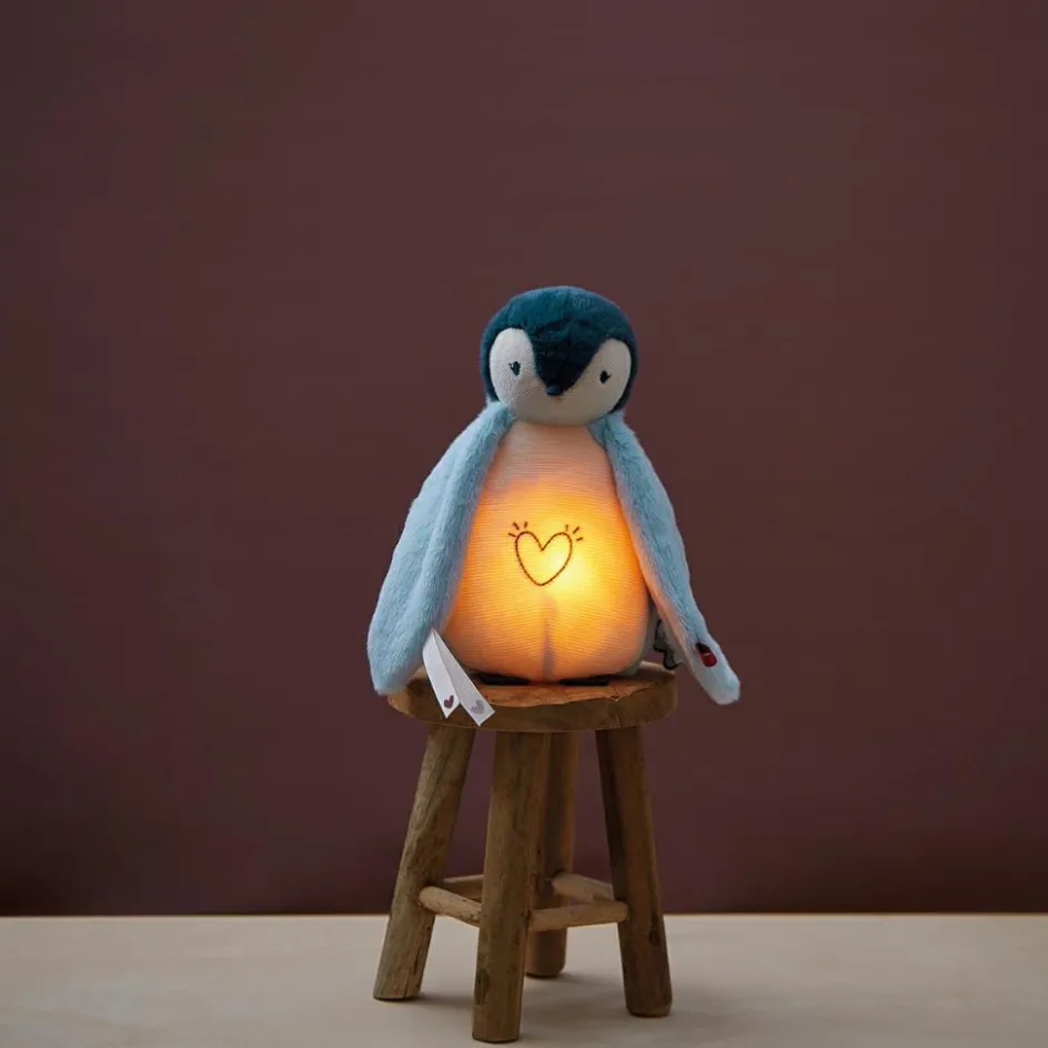 Veilleuse peluche Manchot bleu (20 cm)|Kaloo Best