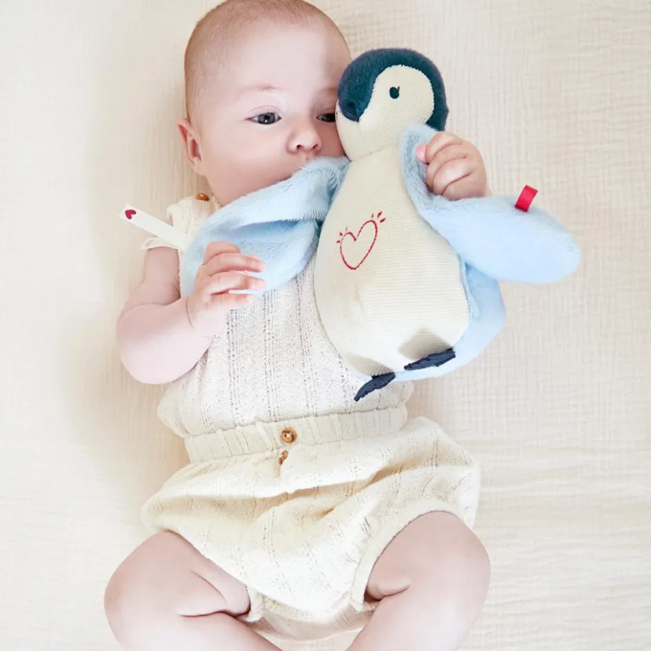 Veilleuse peluche Manchot bleu (20 cm)|Kaloo Best