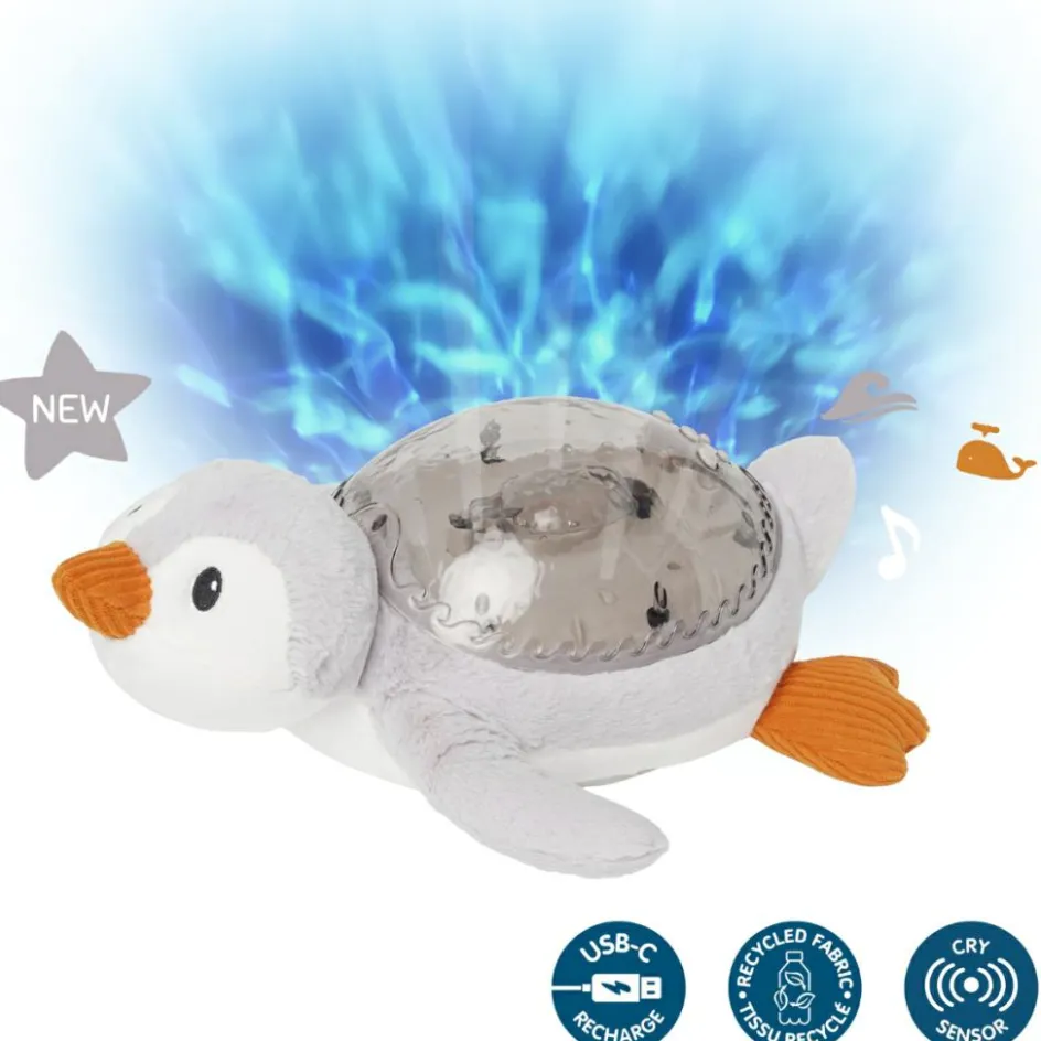 Outlet Cloud B Veilleuse peluche Tranquil Penguin (rechargeable)