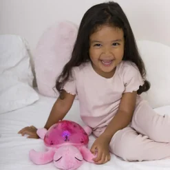 Hot Cloud B Veilleuse peluche Tranquil Turtle™ Rose