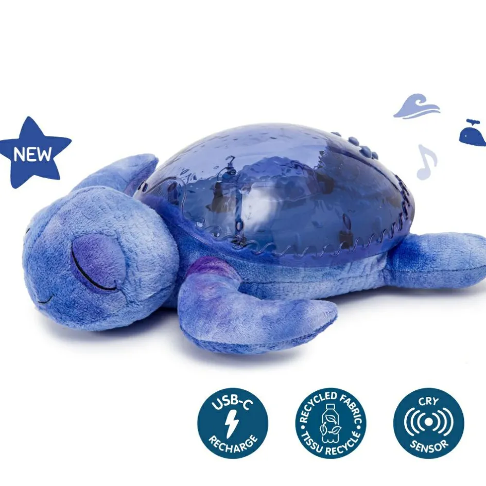 Sale Cloud B Veilleuse peluche Tranquil Turtle™ Océan (rechargeable)