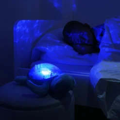 Sale Cloud B Veilleuse peluche Tranquil Turtle™ Océan (rechargeable)