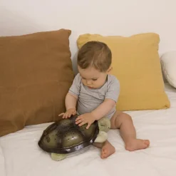 Hot Cloud B Veilleuse peluche Twilight Turtle Classic Moka