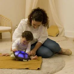 Hot Cloud B Veilleuse peluche Twilight Turtle Classic Moka