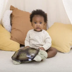 Hot Cloud B Veilleuse peluche Twilight Turtle Classic Moka