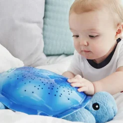 Cloud B Veilleuse peluche Twilight Turtle Blue