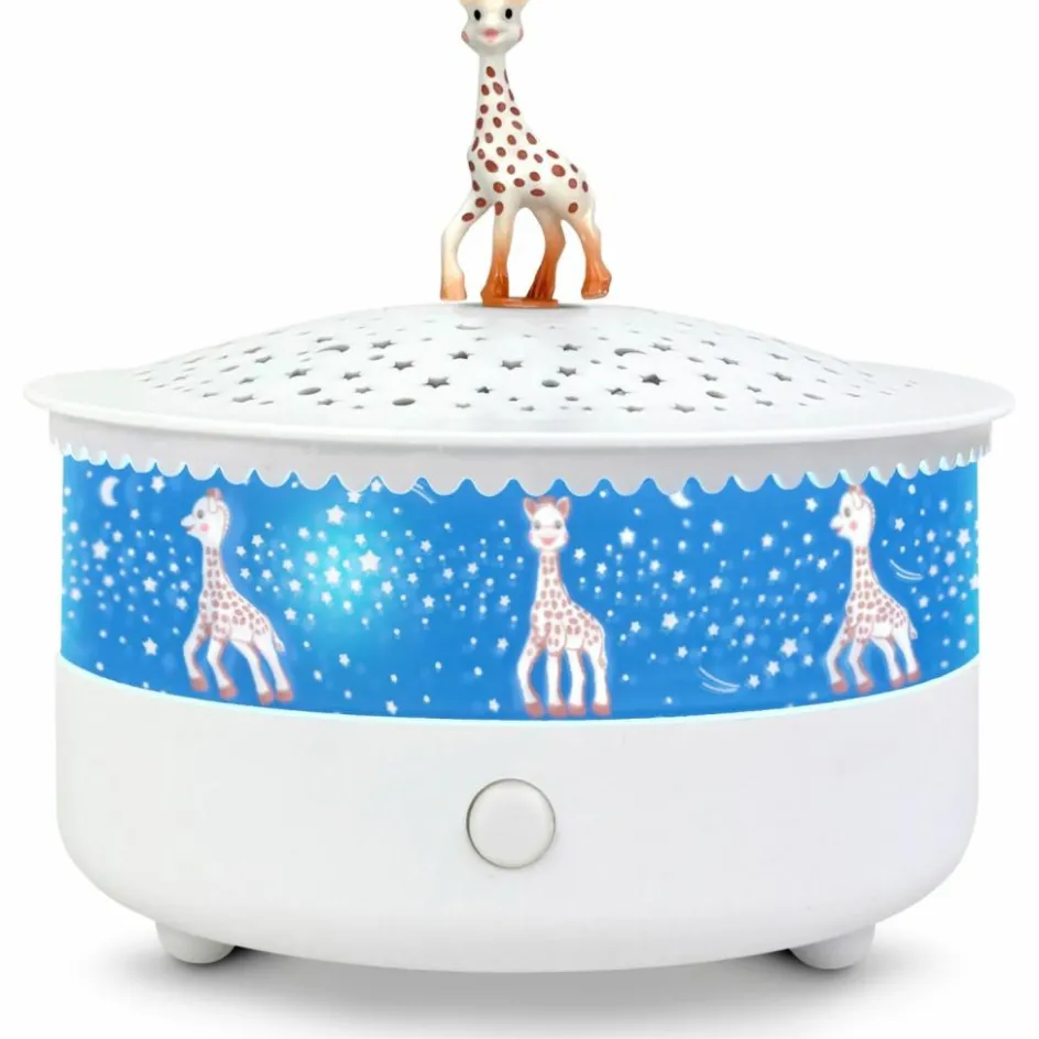 Veilleuse projecteur d'étoiles Sophie la Girafe rechargeable|Trousselier Outlet