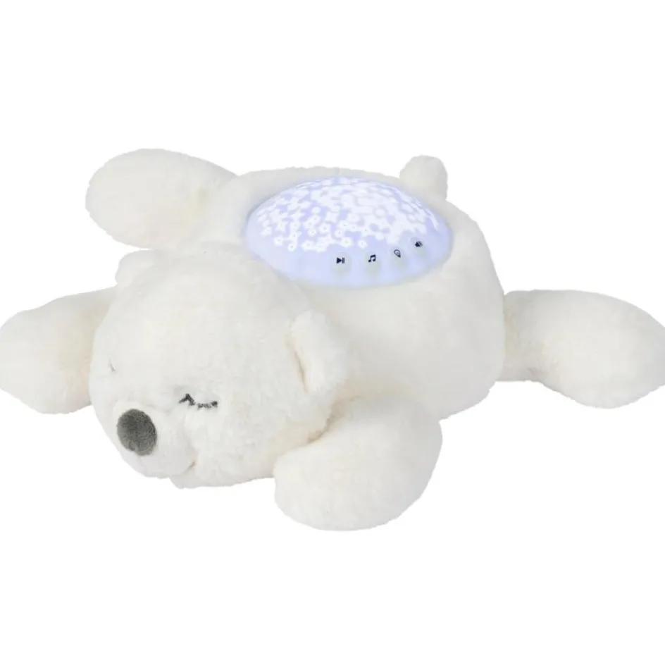 Sale Nattou Veilleuse projecteur Lapidou Ours blanc