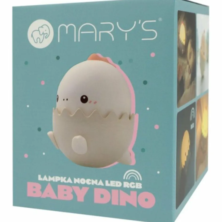 Outlet Mary's Veilleuse rechargeable bébé Dinosaure Rose