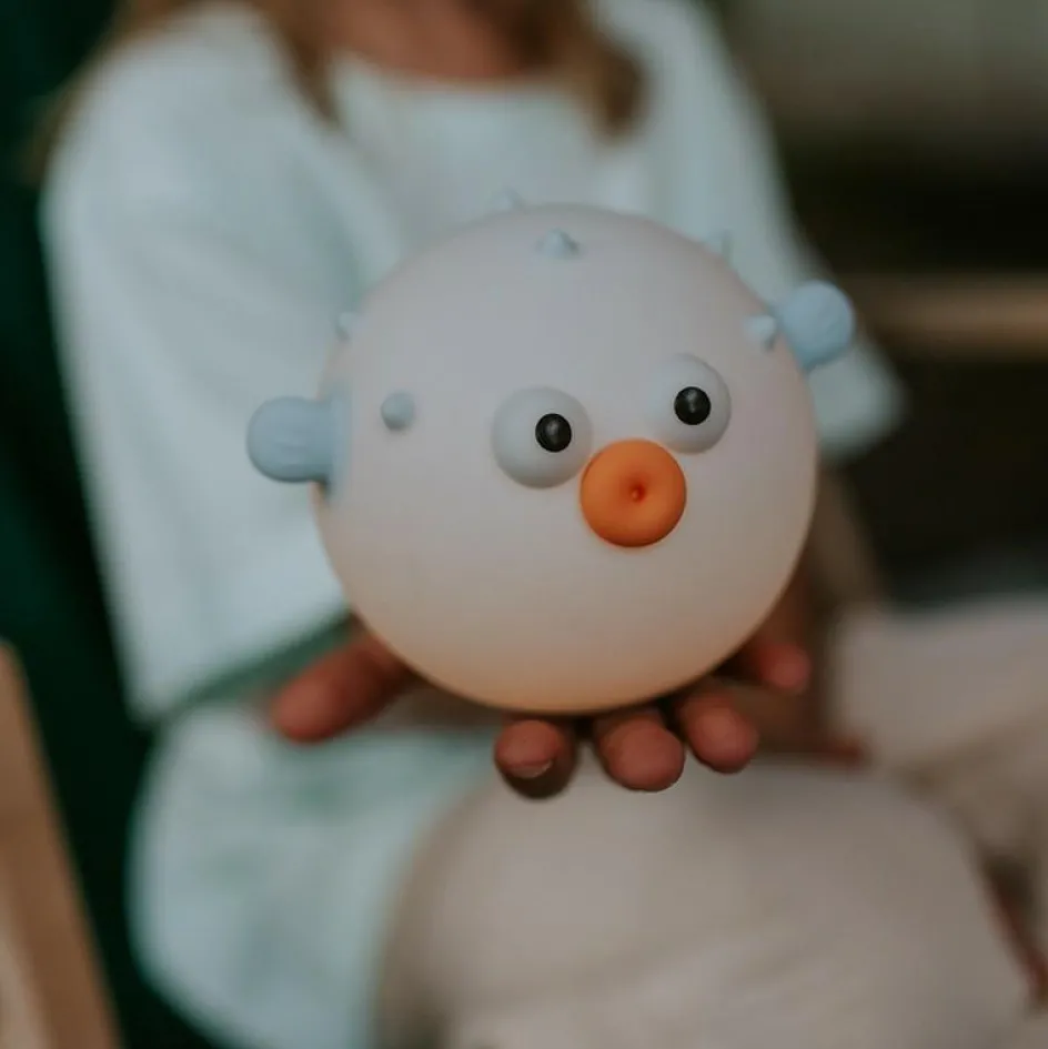 New Mary's Veilleuse rechargeable Blow Fish Blue