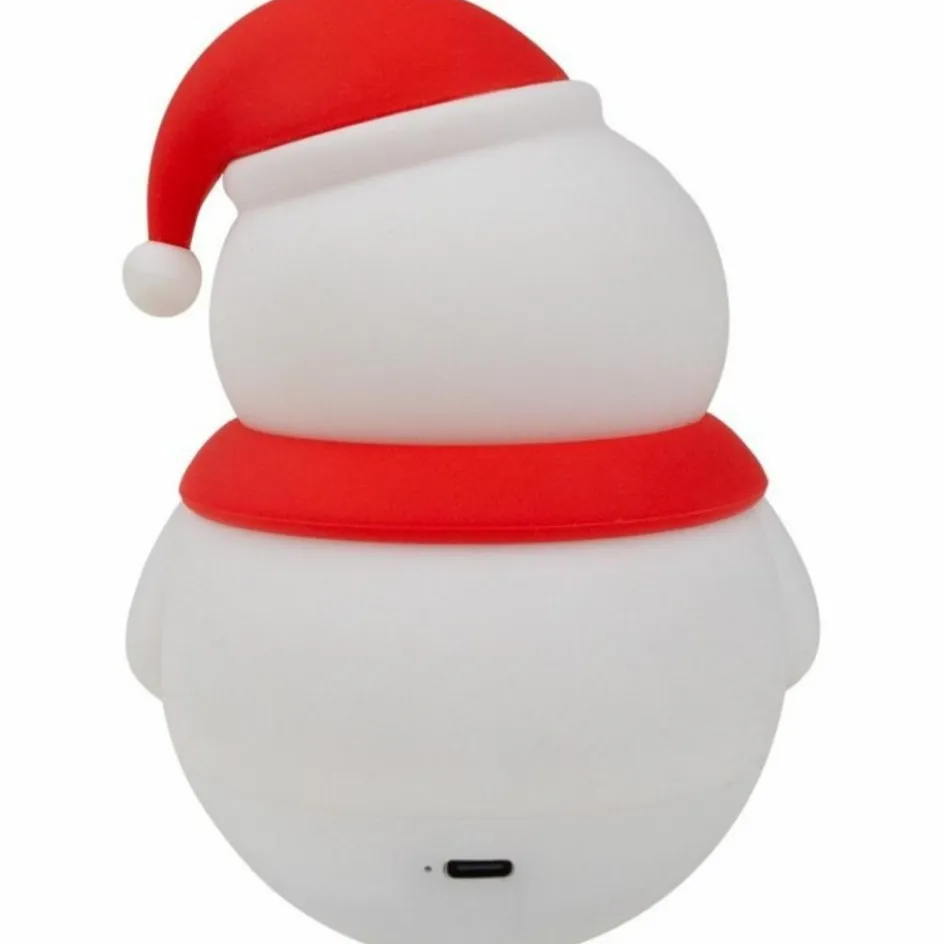 New Mary's Veilleuse rechargeable Bonhomme de neige