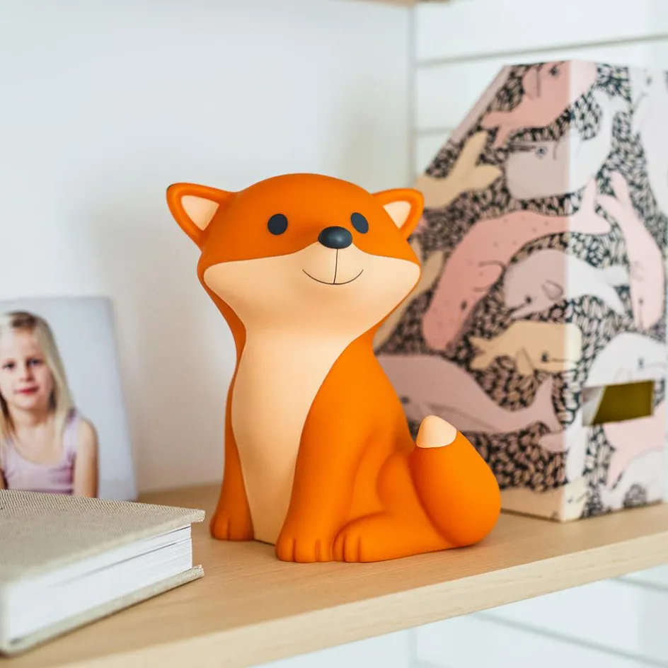 Hot Atelier Pierre Junior Veilleuse rechargeable César orange (20 cm)